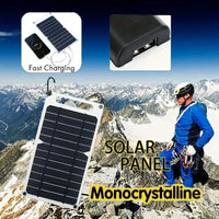35W Portable Solar Panel – USB Charger for Phone & Power Bank