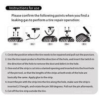 Car Tyre Repair Tool Kit – Puncture Plug & Needle Nose Pliers