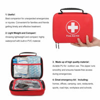 38-Piece First Aid Kit – Home, Camping & Travel
