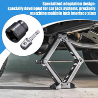 Scissor Car Jack Adapter – Universal Drill & Impact Wrench Tool