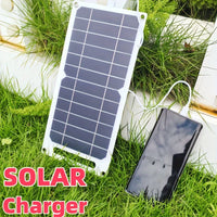 35W Portable Solar Panel – USB Charger for Phone & Power Bank